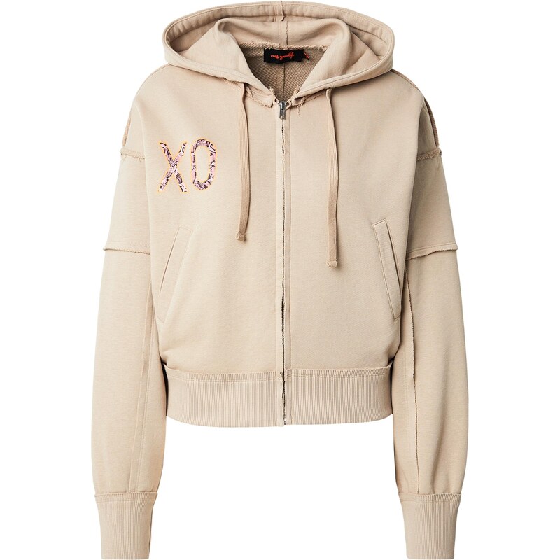 miss goodlife Tepláková bunda XO piesková / žltá / ružová / čierna 67620231