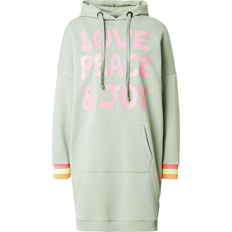 miss goodlife Mikina Love Peace & Joy trstinová / ružová 67620228
