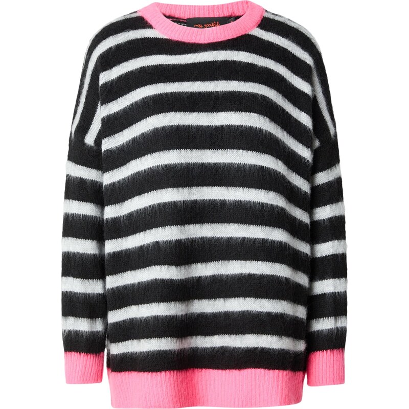 miss goodlife Sveter svetloružová / čierna / biela 67620234