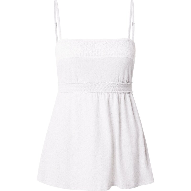 HOLLISTER Top svetlosivá 67620229