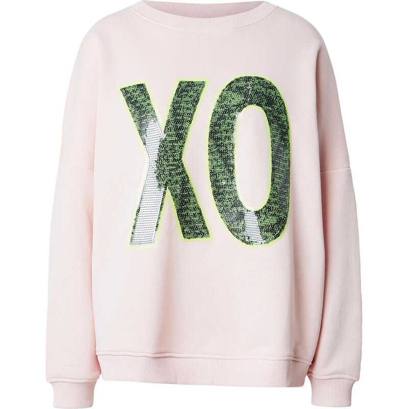 miss goodlife Mikina XO neónovo žltá / zelená / ružová / rosé 67620261