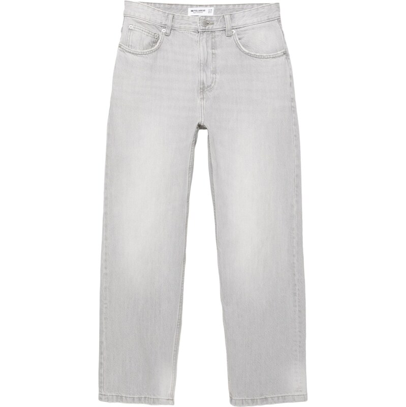 Pull&Bear Džínsy svetlosivá 67620247