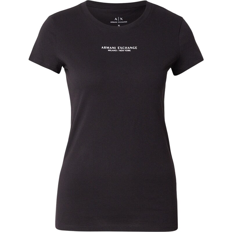ARMANI EXCHANGE Tričko čierna / biela 67620239