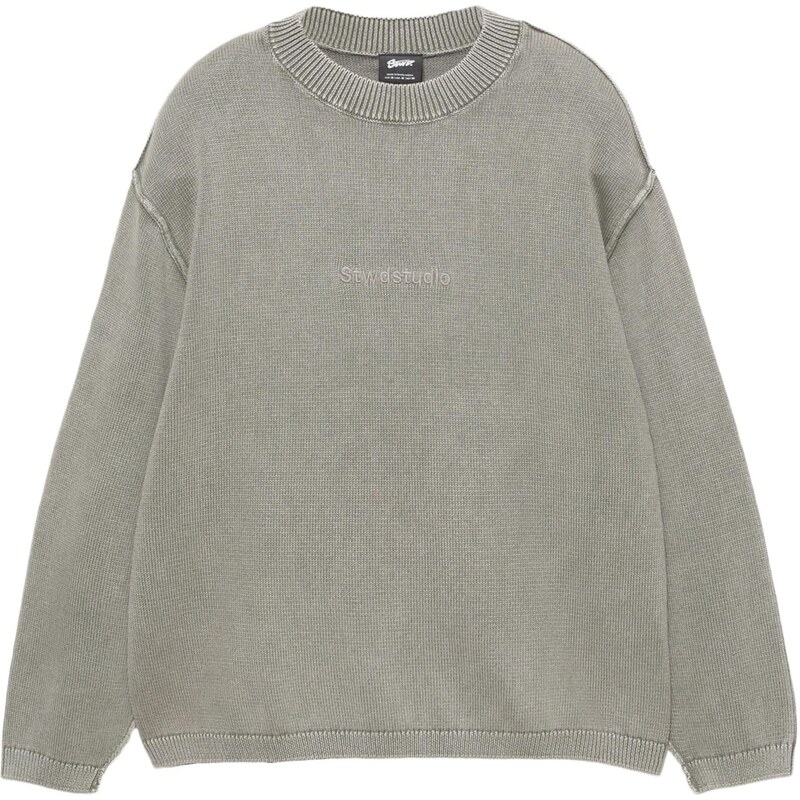 Pull&Bear Sveter STWD dymovo šedá 67620297