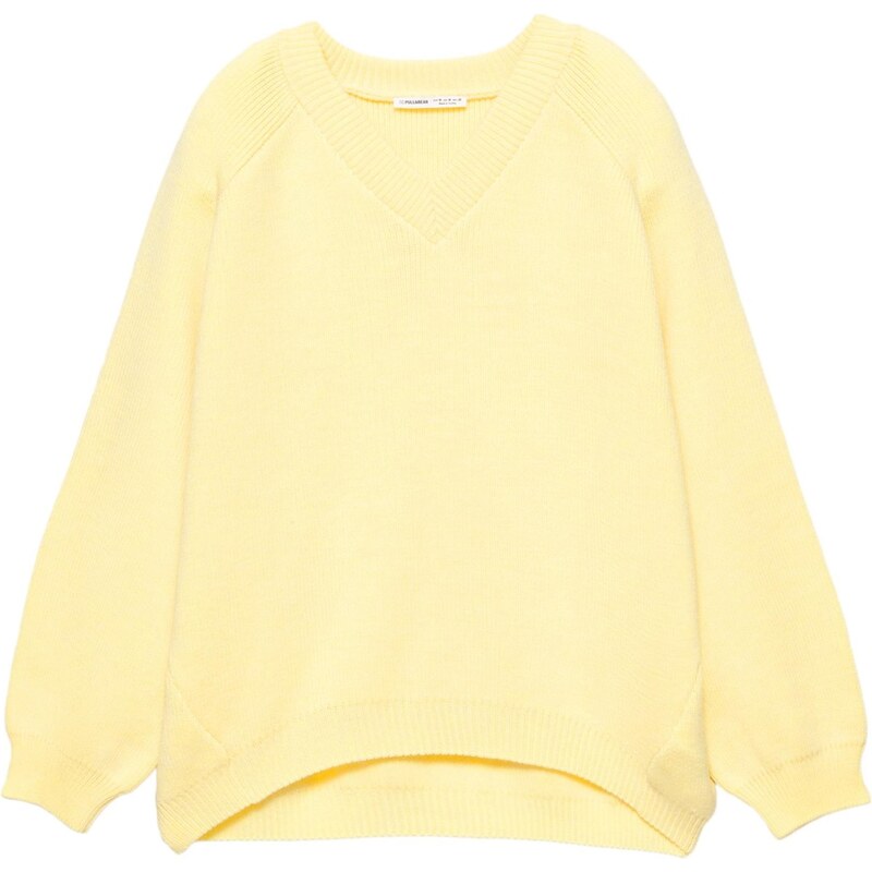 Pull&Bear Oversize sveter žltá 67620278