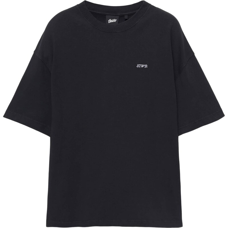 Pull&Bear Tričko STWD DIVISION čierna / biela 67620283