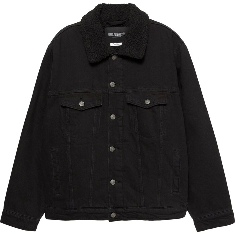 Pull&Bear Prechodná bunda CAZADORA čierna 67620312