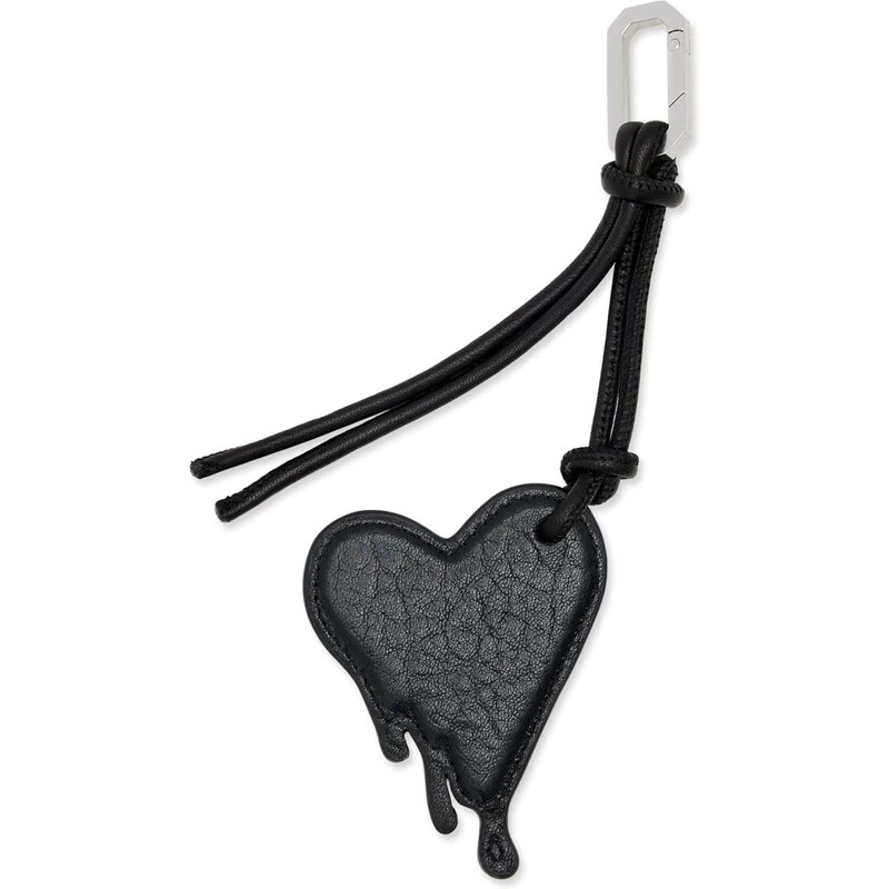 AllSaints Prívesky na kľúče HEART čierna 67620324