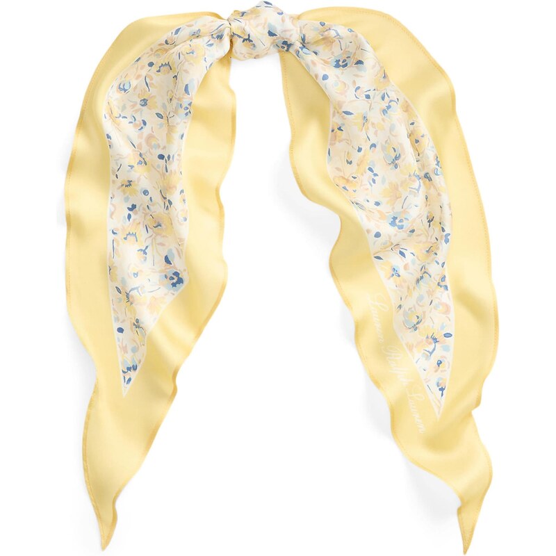 Lauren Ralph Lauren Šatka námornícka modrá / medová / biela 67620326