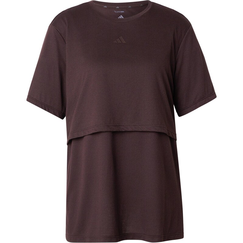 ADIDAS PERFORMANCE Funkčné tričko tmavohnedá 67620341
