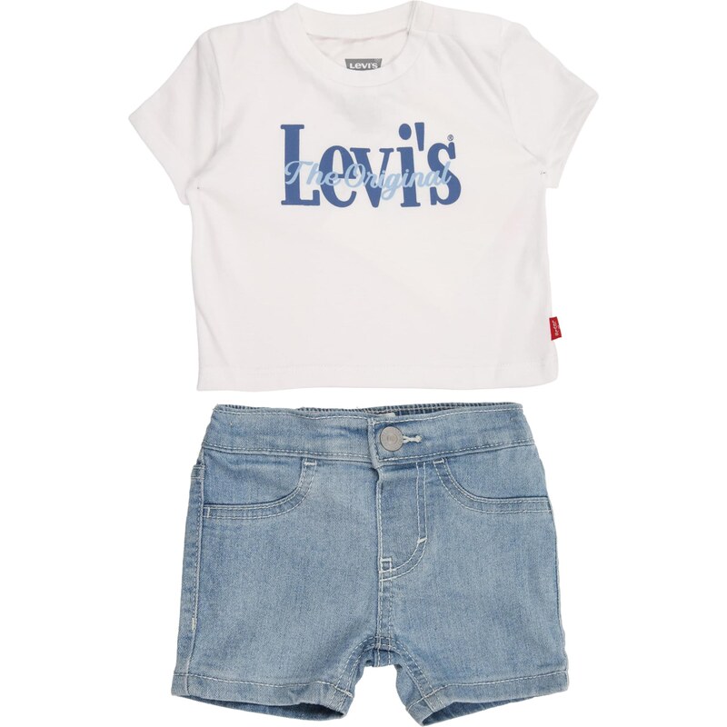 Levis Kids Set zafírová / modrá denim / biela 67620394