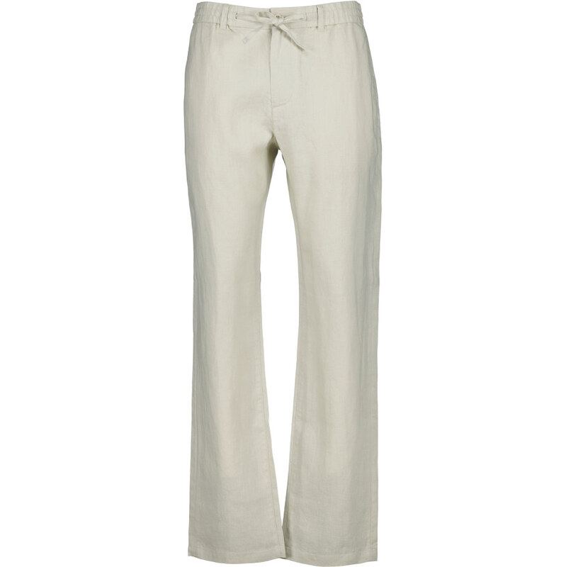 NOHAVICE GANT REG LINEN DS PANTS SAND 67611824