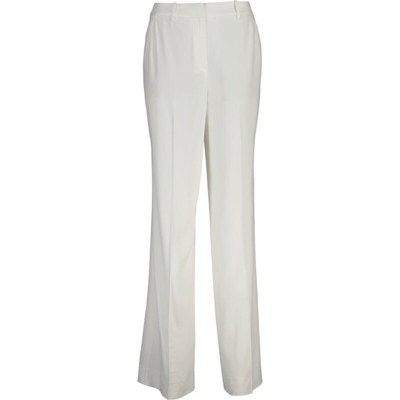 NOHAVICE GANT TAILORED FLUID CREPE PANTS WHITE 67611831