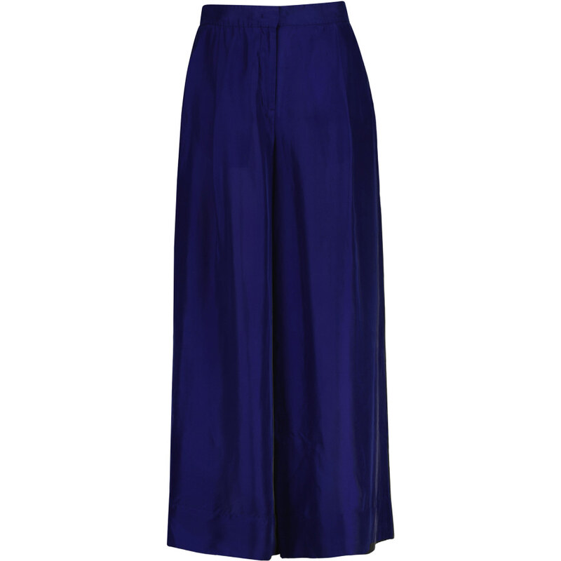 NOHAVICE GANT FLUID HABOTAI SILK PANTS RICH NAVY 67611833