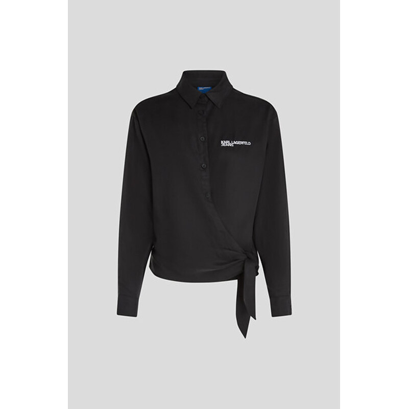 BLÚZKA KARL LAGERFELD JEANS KLJ TIED BLOUSE 67611880