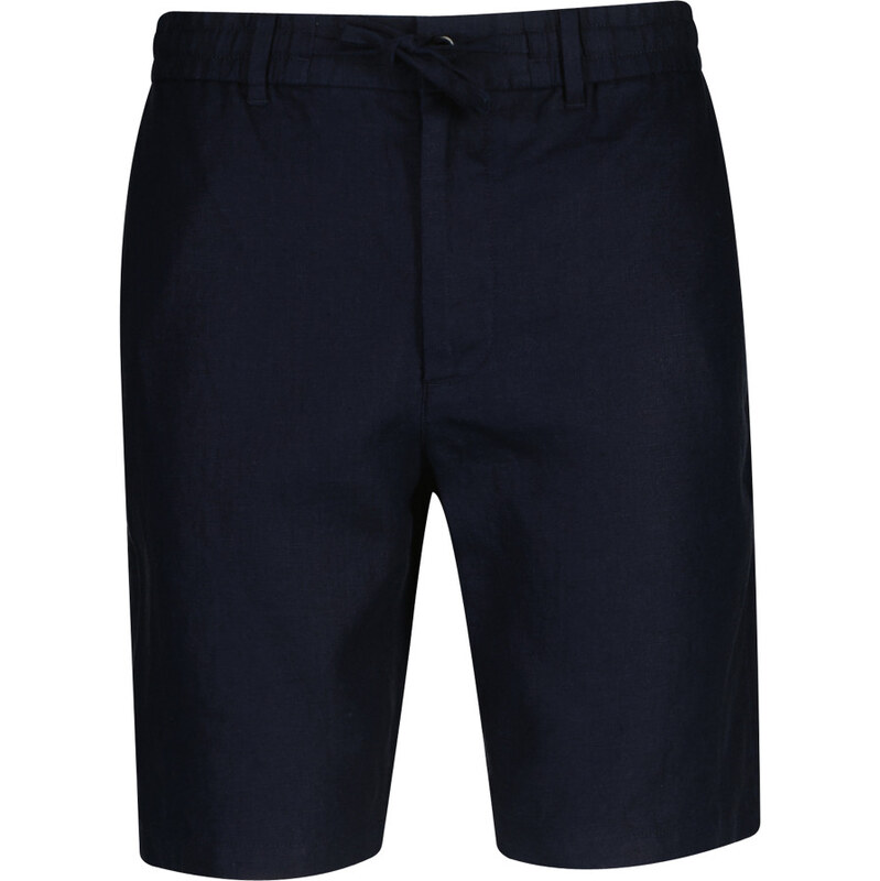 ŠORTKY GANT REG LINEN DS SHORTS BLACK 67611812