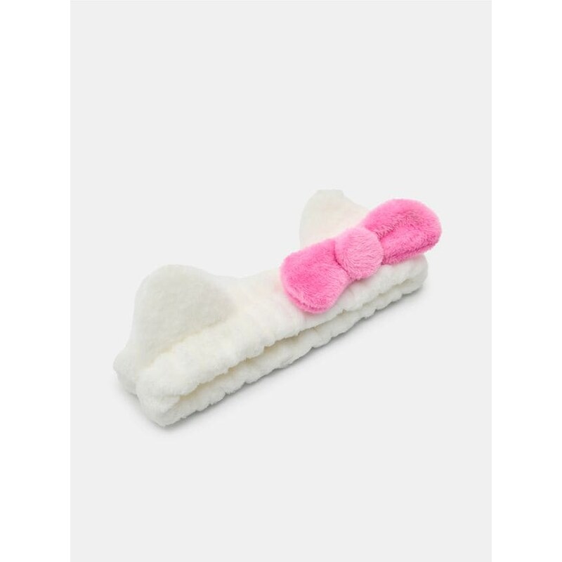 Sinsay - Čelenka na starostlivosť o pleť Hello Kitty - biela 67612324