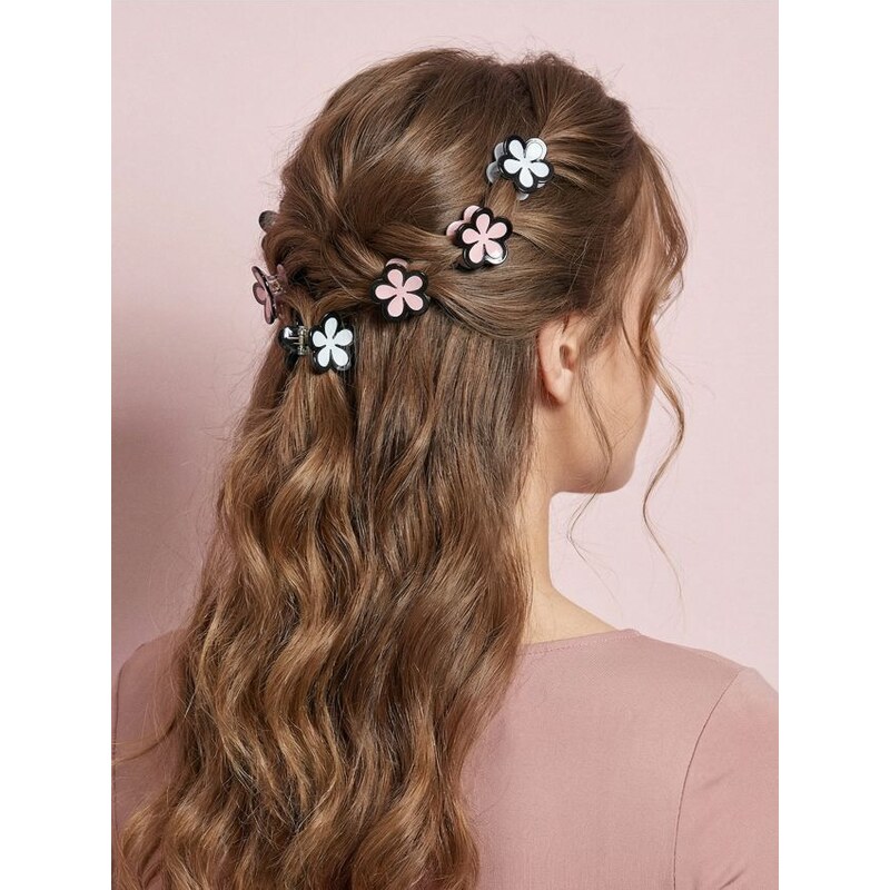 Sinsay - Súprava 6 sponiek do vlasov - viacfarebná 67619154