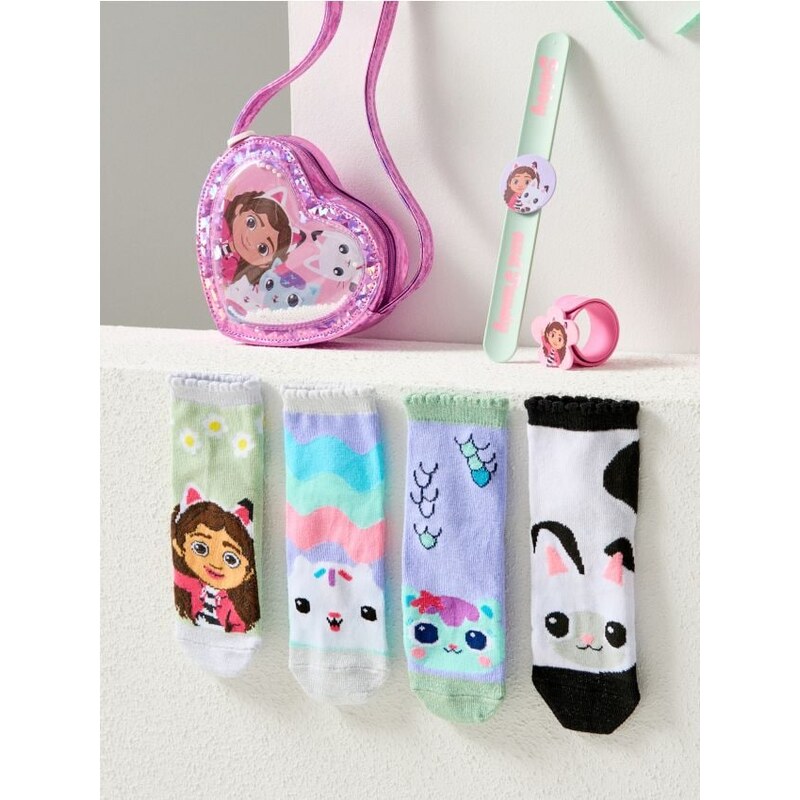 Sinsay - Ponožky, 5-Balenie Gabbys Dollhouse - viacfarebná 67612374
