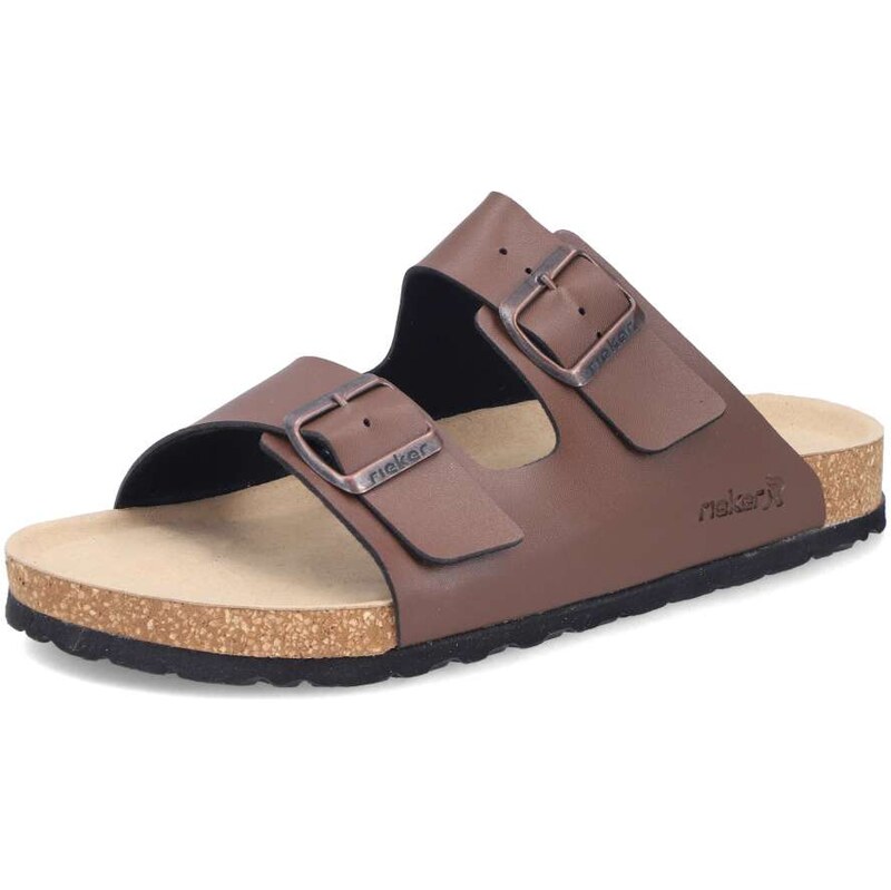 Pánske šľapky RIEKER 22190-22 hnedá S6 67614754