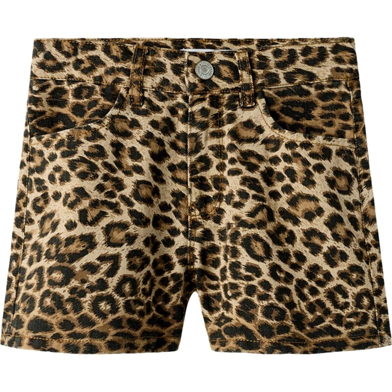 NAME IT Nohavice NKFRose hnedá / kapučíno / čierna 63198877