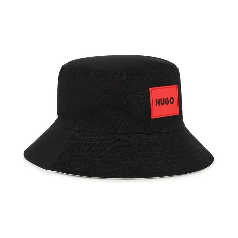 Bavlnená obojstranná detská čiapka HUGO 67615093