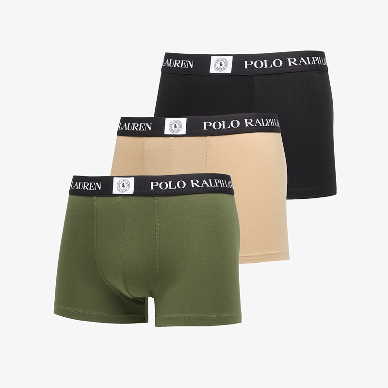 Trenírky Ralph Lauren Cotton Trunk 3-Pack Multicolor XXL 67623946