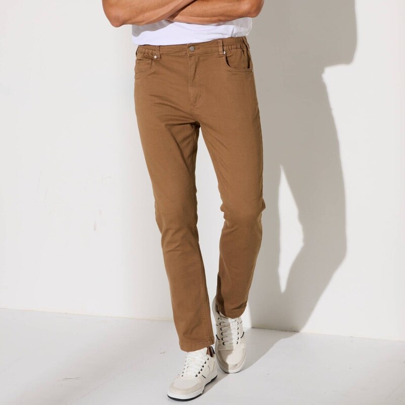 Nohavice s 5 vreckami a pružným pásom na bokoch, vnútorná dĺžka 67621263