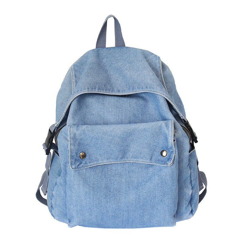 Lifestyle Džínsový unisex batoh Denim - svetlo Modrý 65226120