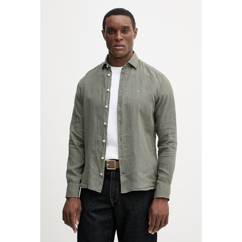 Ľanová košeľa Hackett London 67620845