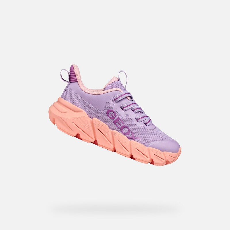 Purple Girls Sneakers Geox Flexyper Fast 67620995