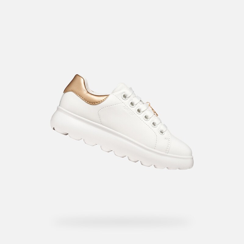 Biele dievčenské tenisky Geox Puffypop 67621070