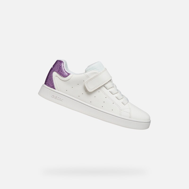 Biele dievčenské tenisky Geox Eclyper 67621005