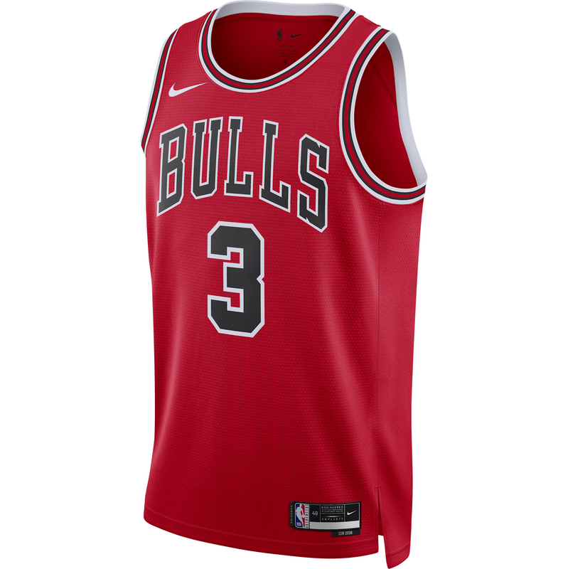 Chicago Bulls Icon Edition Mens Nike Dri-FIT NBA Swingman Jersey - Red 67913764