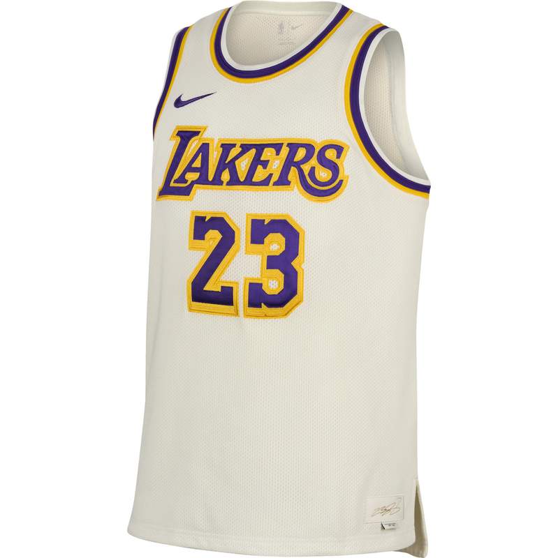 LeBron Mens Nike Dri-FIT NBA Jersey - White - Polyester 67917113