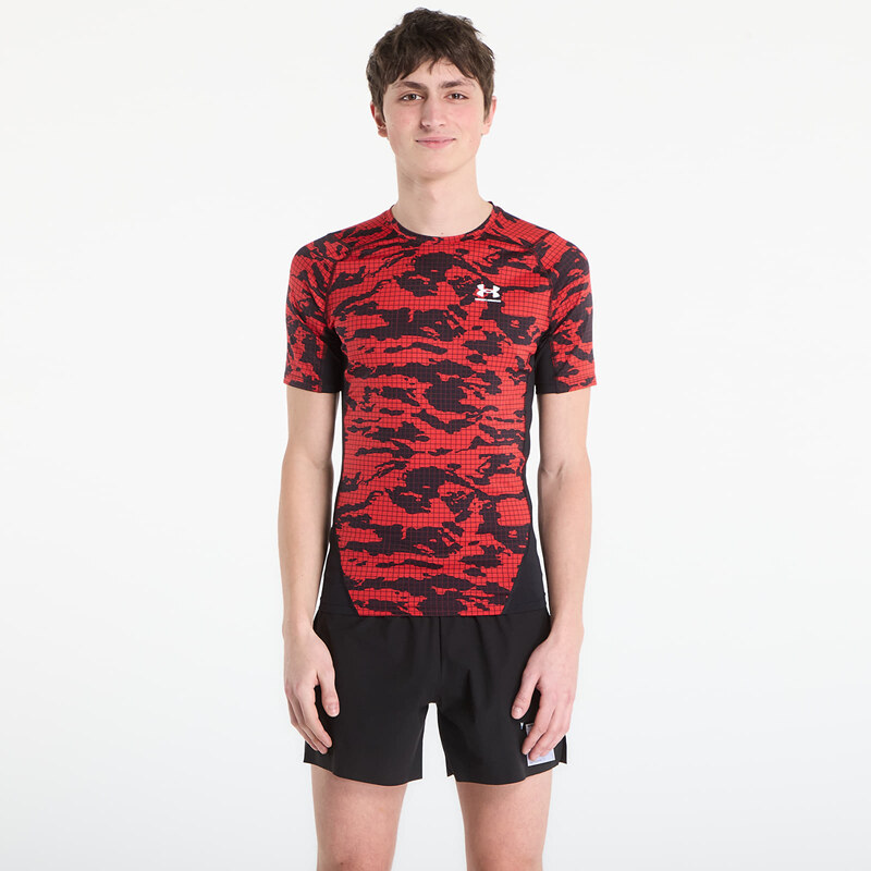 Tričko Under Armour HG Printed SS Tee Black XXL 67622655