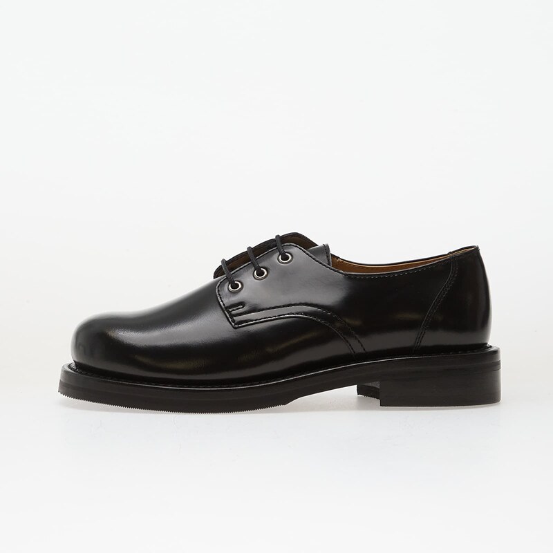 OUR LEGACY Reception Shoe Glazed Black Leather 67656080