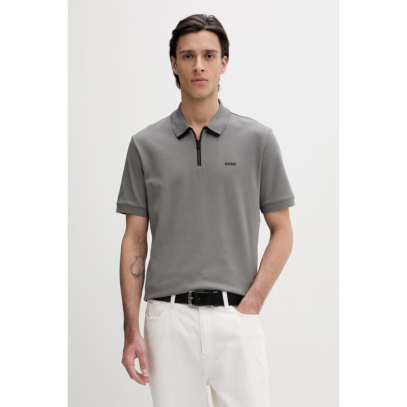 Bavlnené polo tričko HUGO 67622470