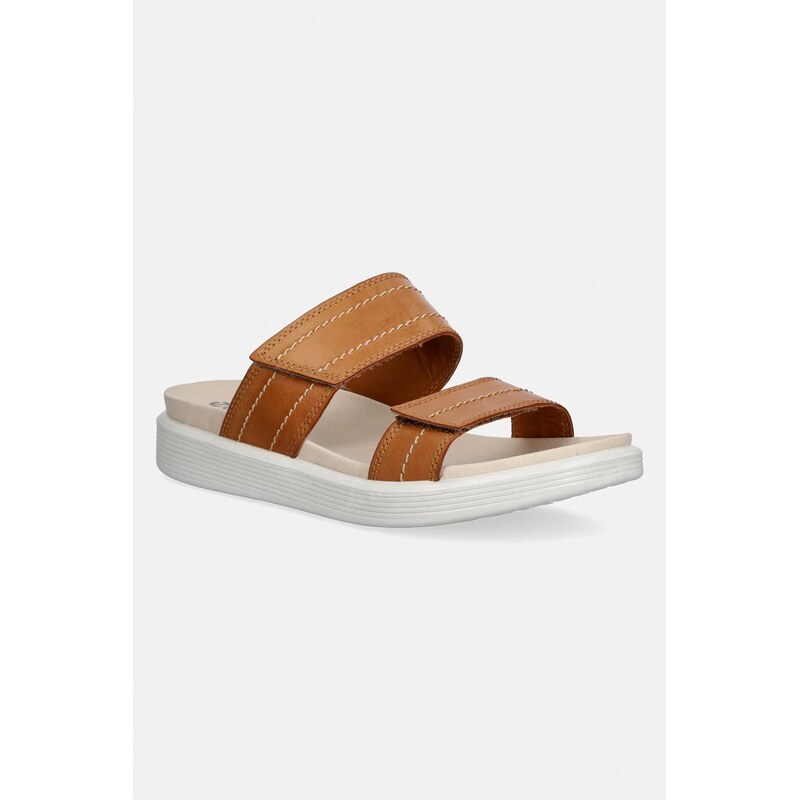 Kožené šľapky Ecco Soft Sandal W 67629568