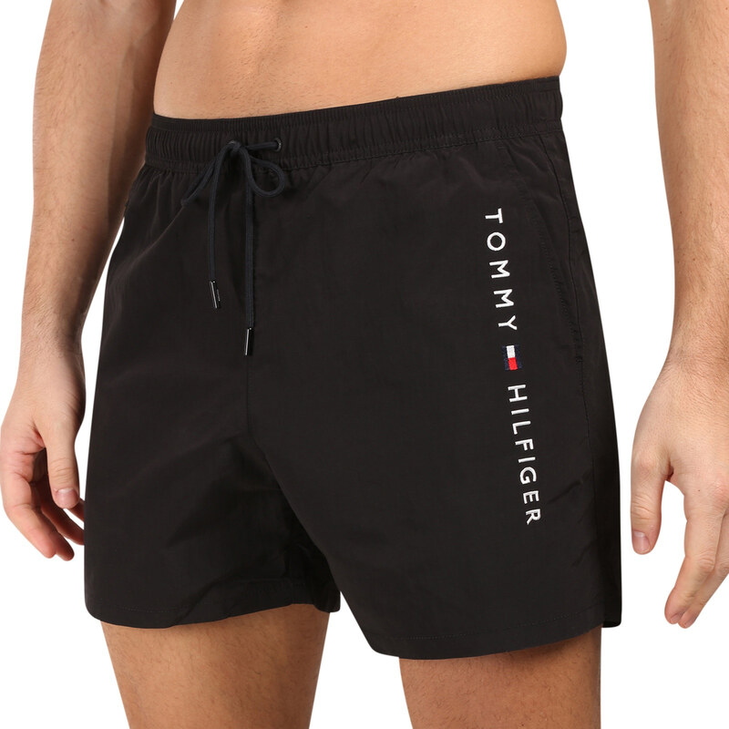 E-shop Pánske plavky Tommy Hilfiger čierne (UM0UM03748 BDS)