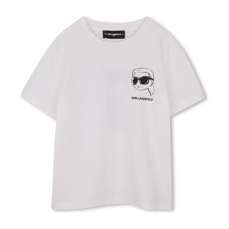 Detské bavlnené tričko Karl Lagerfeld 67623598