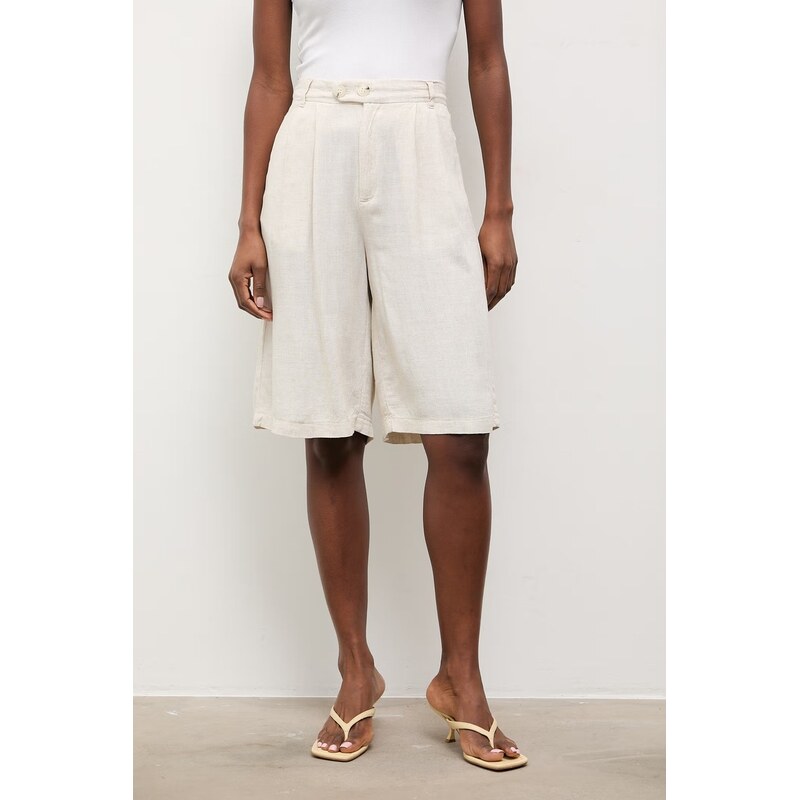 Ľanové šortky Answear.LAB 64168244