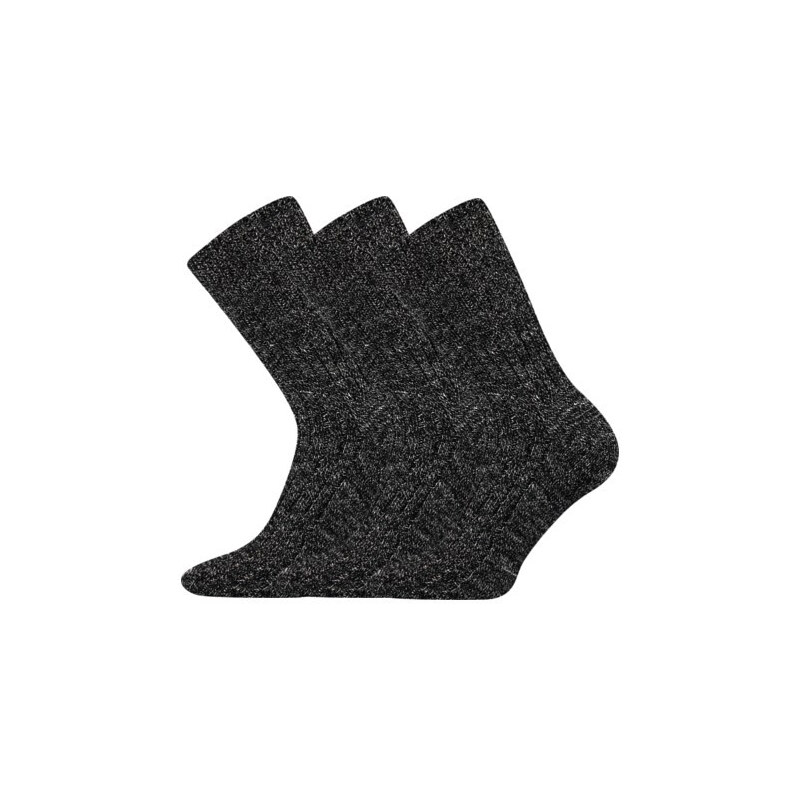 3PACK ponožky BOMA pracovné silné sivé (Pracovní) 67623634