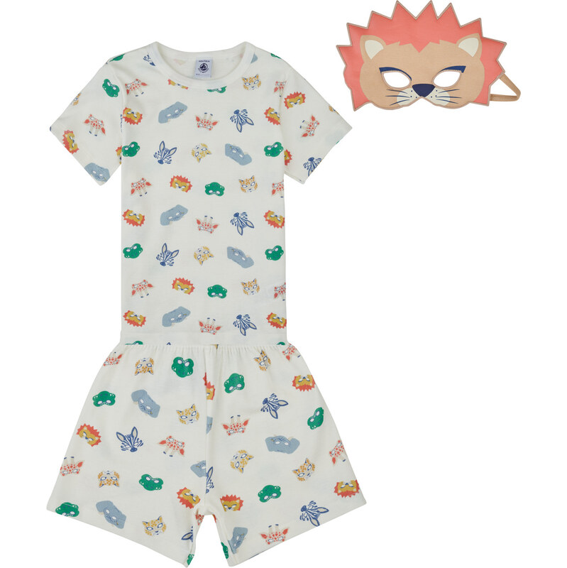 Petit Bateau Pyžamá PYJACOURT + MASQUE Petit Bateau 67623763
