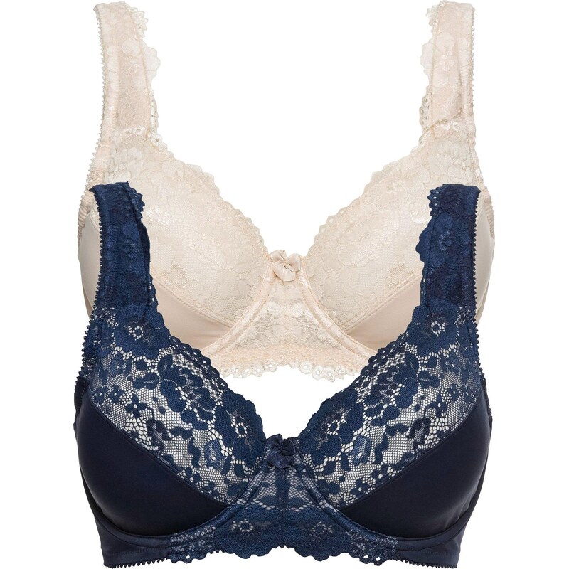 bonprix Minimizer podprsenka s vystuženými ramienkami (2 ks), farba 44733375