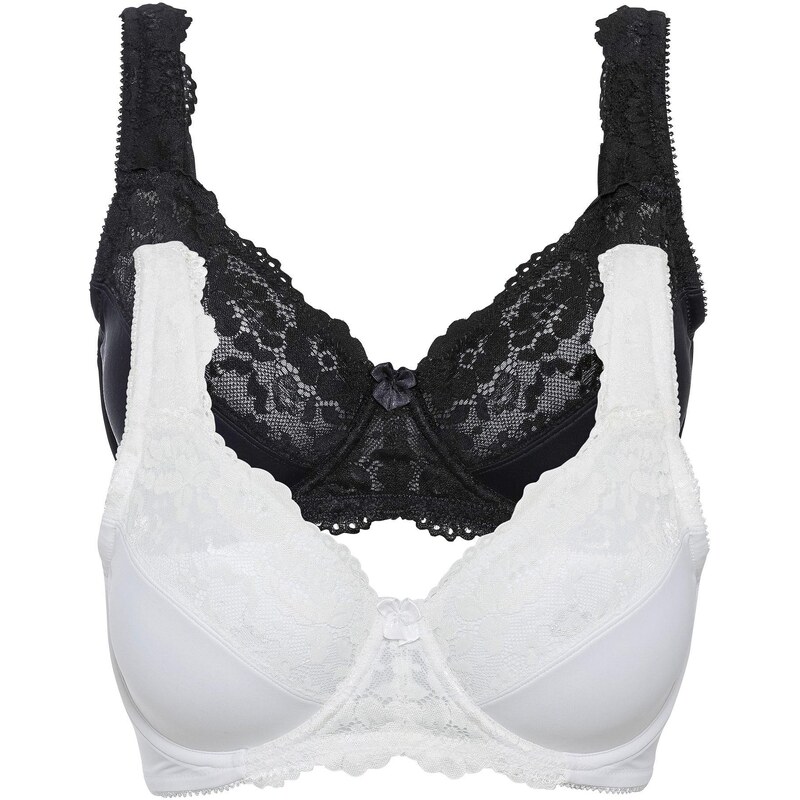 bonprix Minimizer podprsenka s vystuženými ramienkami (2 ks), farba 44790415