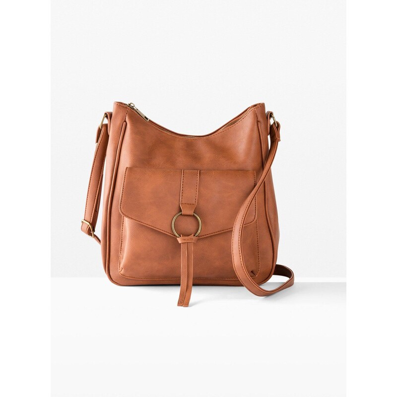 bonprix Kabelka Crossbody, stredná veľkosť, s detailom so sponou, 44734251