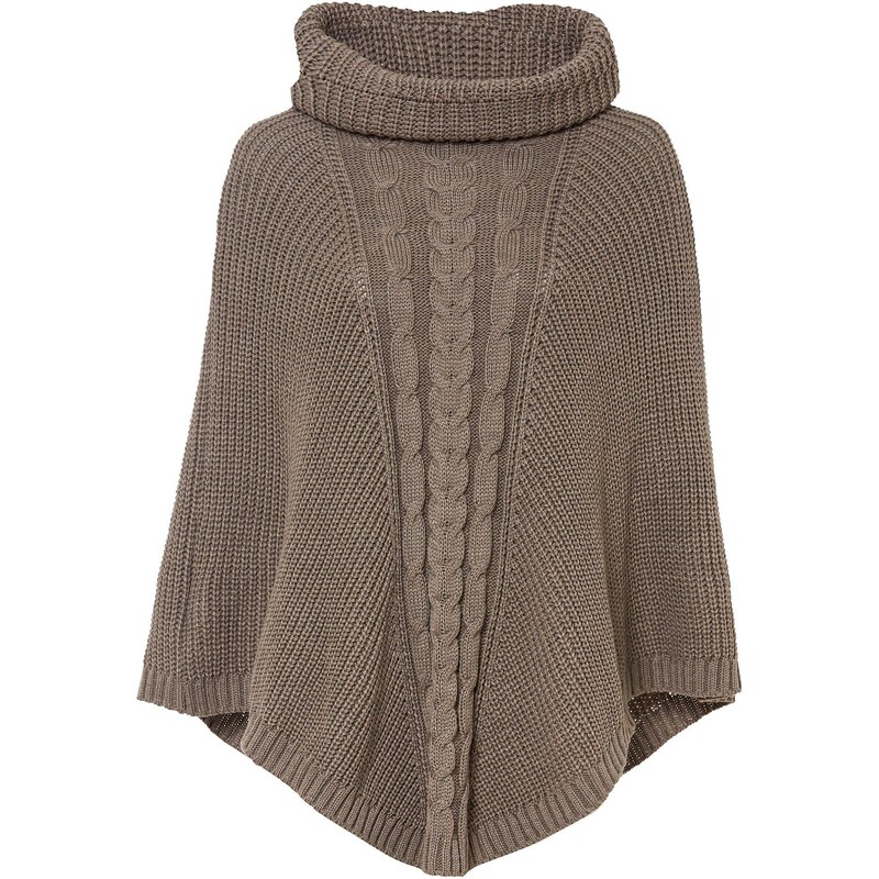 bonprix Pončo, farba hnedá 46552473