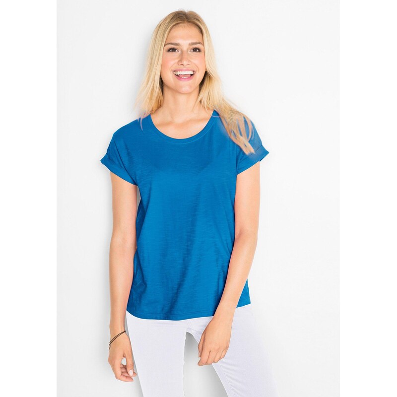 bonprix Boxy tričko, farba modrá 64226122