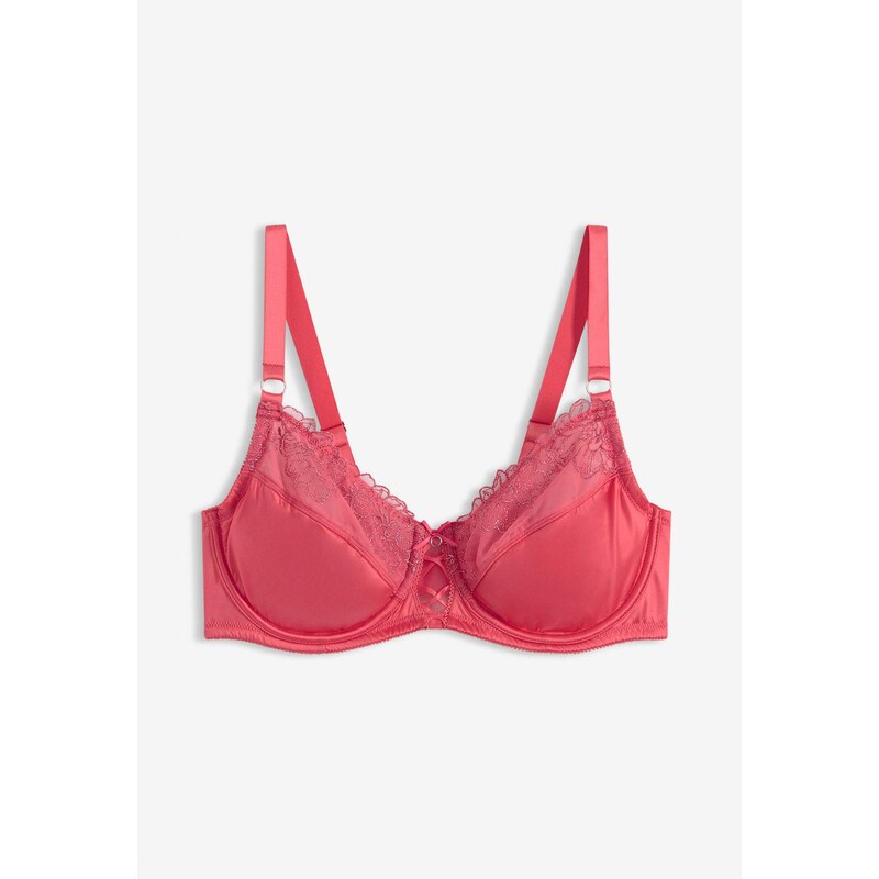 bonprix Podprsenka minimizer, s kvetovanou lesklou výšivkou, farba 67426293